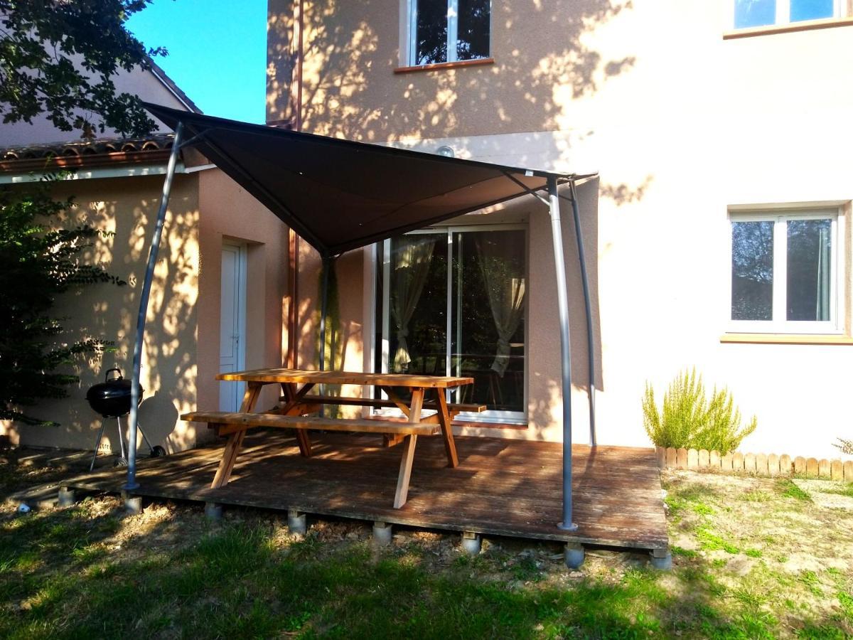 Le Clos Andree - Charmante Maison 8 Personnes - 5 Lits - Climatisation Reversible - Parking 3 Vehicules - Garage - Zone Nord Montauban - Terrasse Et Jardin Exterior foto