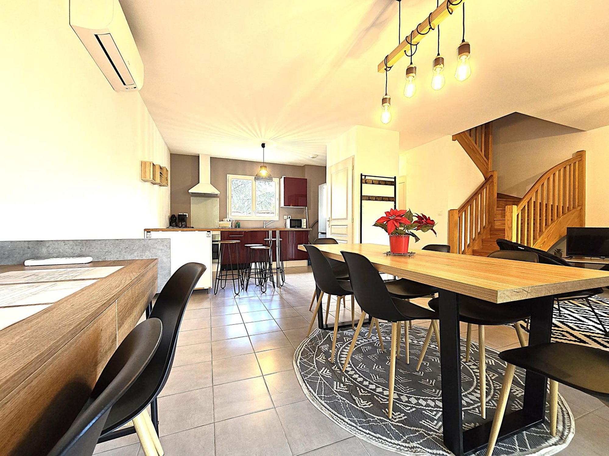 Le Clos Andree - Charmante Maison 8 Personnes - 5 Lits - Climatisation Reversible - Parking 3 Vehicules - Garage - Zone Nord Montauban - Terrasse Et Jardin Exterior foto
